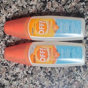 Lot of 2 Off! Family Care Clean Feel 6 fl oz insect/ mosquito repellant new